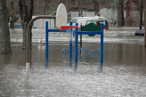 playground flooded - Square Cow Moovers