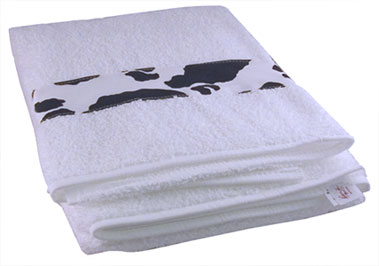 cow towel