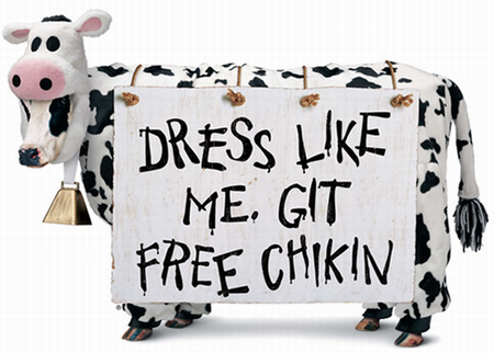 July Chick-fil-a’s Cow Appreciation Day