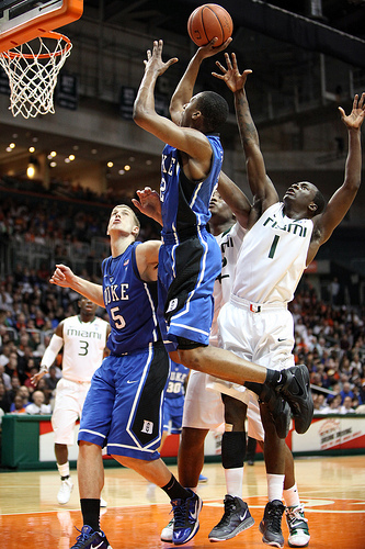 NCAA BASKETBALL 2011 - FEB 13 - Miami Hurricanes at Duke Blue Devils