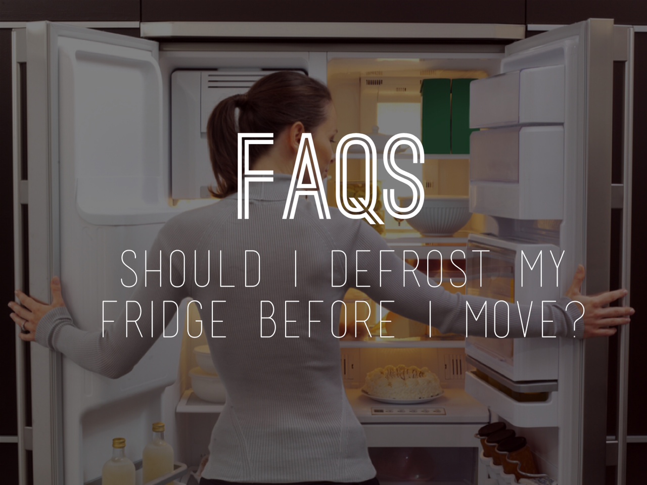 Should You Defrost Your Fridge Before You Move? Square Cow Movers