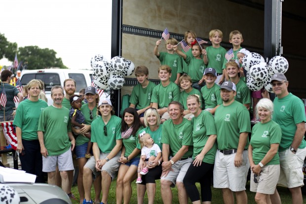 Square Cow Movers at Fourth of July Parade