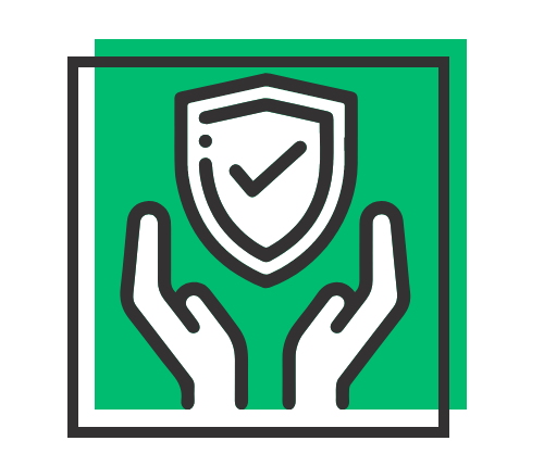 Hands Safe Icon Square Cow - Square Cow Moovers