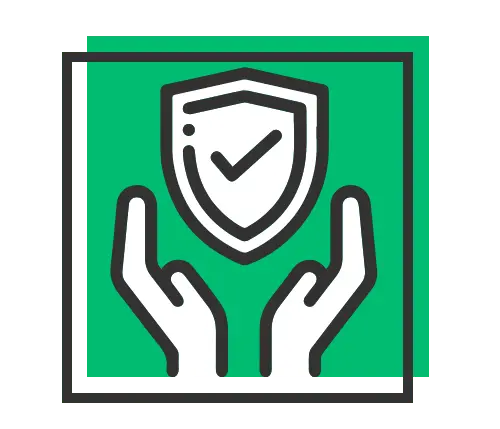 Hands Safe Icon Square Cow - Square Cow Moovers